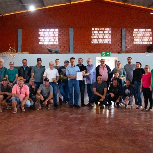 Assinada a Ordem de serviço para perfuração de Poço Artesiano na Linha São Bernardo