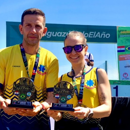 Atletas de São Miguel do Iguaçu brilham na meia maratona Internacional de Foz do Iguaçu