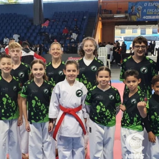 Atletas de São Miguel do Iguaçu conquistam 7 medalhas na 2ª fase do campeonato paranaense de Karatê