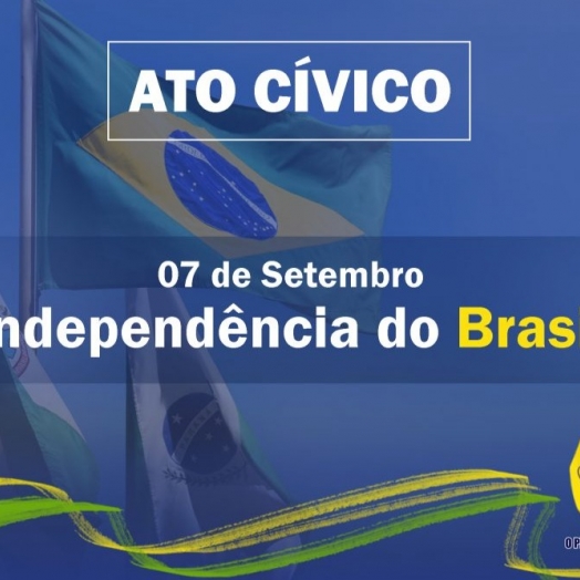 Ato Cívico vai marcar as comemorações do dia 7 de setembro em São Miguel do Iguaçu