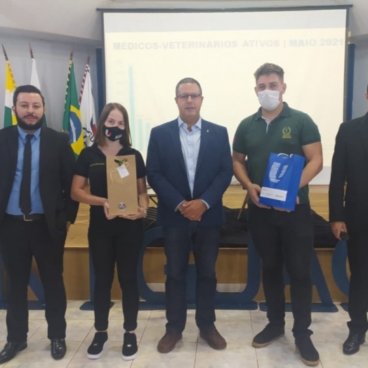 Aula Magna com o Presidente do CRMV-PR abre oficialmente semestre letivo para acadêmicos de Medicina Veterinária da Faculdade UNIGUAÇU