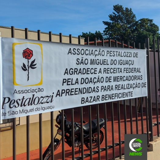 Bazar Beneficente da Pestalozzi de São Miguel do Iguaçu atinge grande público