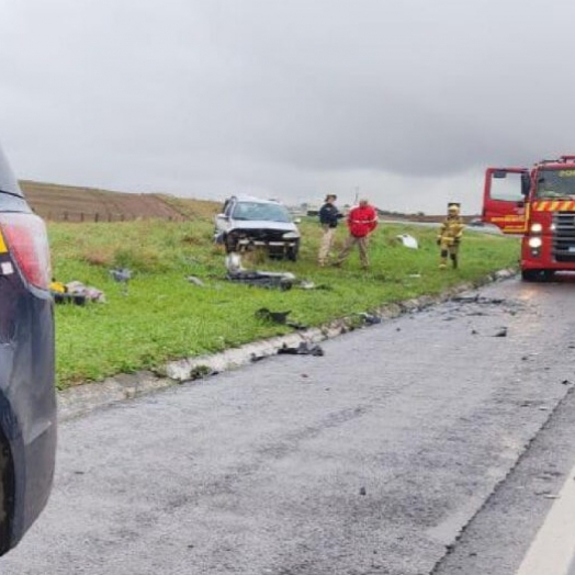 Bebê escapa ileso de acidente com morte e feridos na BR-277