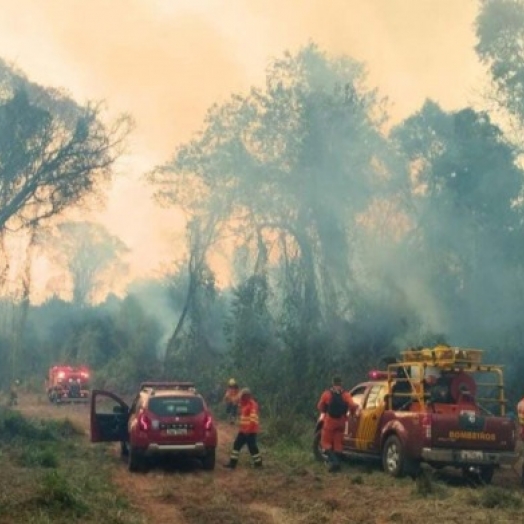 Bombeiros alertam para o perigo de queimadas em São Miguel do Iguaçu