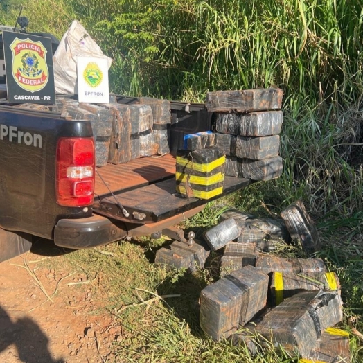 BPFRON apreende 600 quilos de maconha em Santa Helena