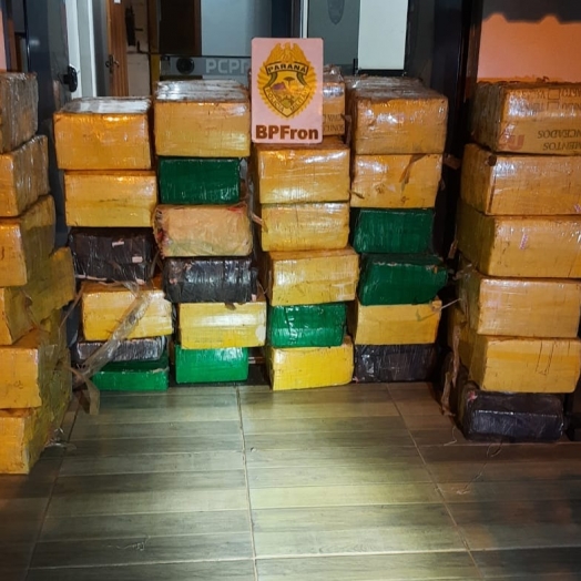 BPFRON apreende 785 kg de substância análoga a maconha em Céu Azul