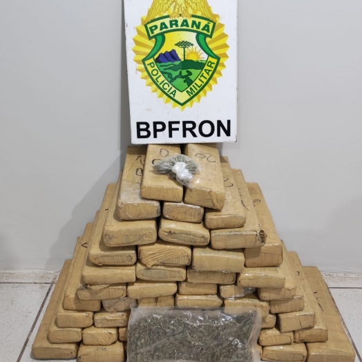 BPFRON apreende drogas em São Miguel do Iguaçu