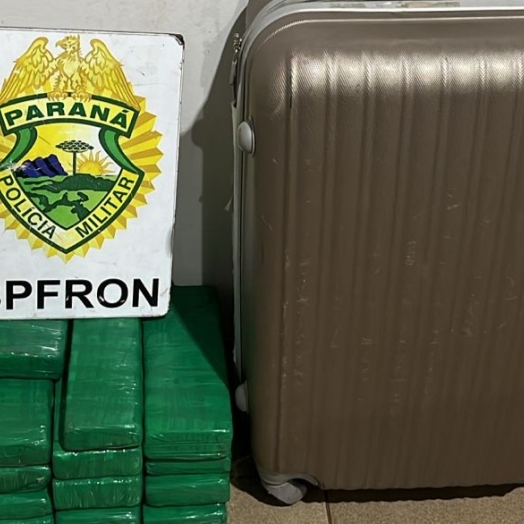 BPFRON apreende menor com 15kg de maconha na rodoviária de Medianeira