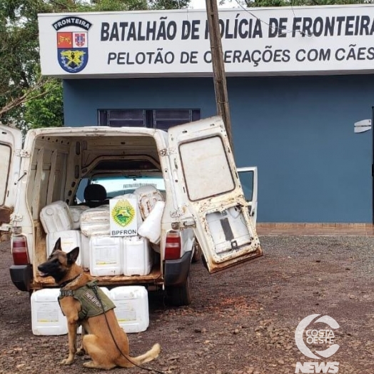 BPFRON apreende veículo carregado com agrotóxicos em Pato Bragado