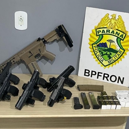 BPFRON prende mulher em flagrante transportando seis armas de fogo em São Miguel do Iguaçu