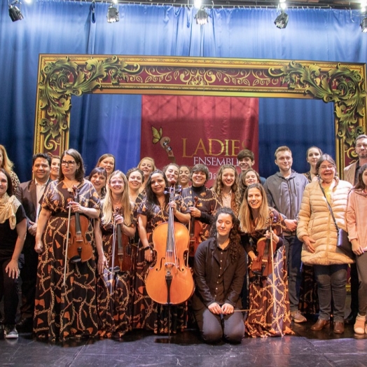 Bravíssimo traz orquestra feminina Ladies Ensemble em mais um belíssimo concerto em Medianeira