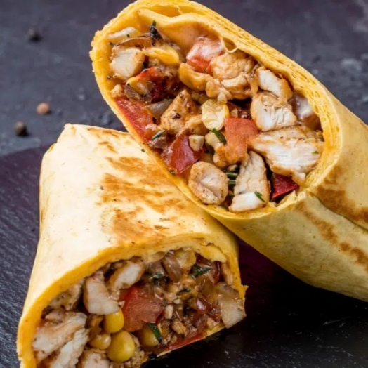 Burrito com Frango Cremoso