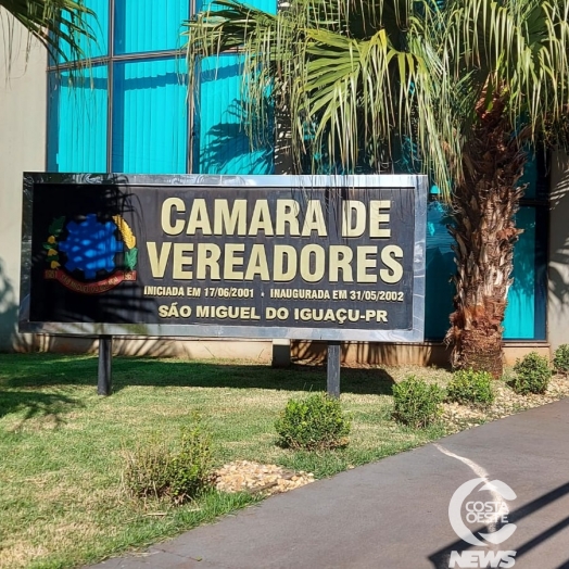 Câmara municipal de vereadores de São Miguel do Iguaçu altera carga horária de assistente social