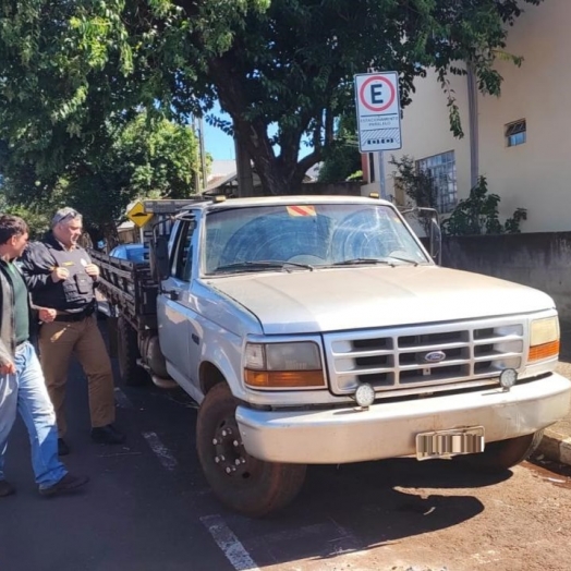 Camionete furtada em Santa Helena é recuperada em Toledo