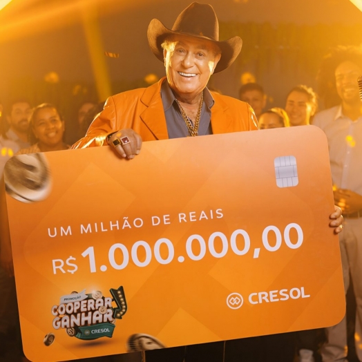 Campanha de prêmios da Cresol já sorteou mais de R$ 2,4 milhões