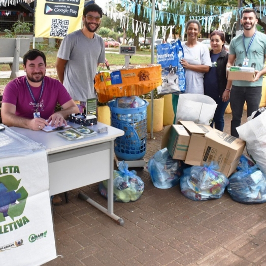 Campanha Recicla SMI recolhe 300 kg de recicláveis na etapa de julho