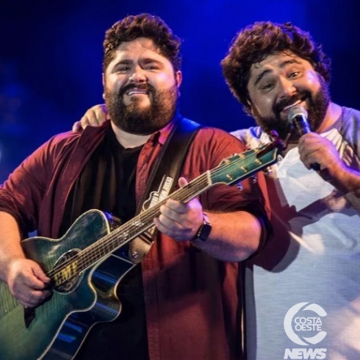 César Menotti e Fabiano se apresentam hoje em Santa Helena