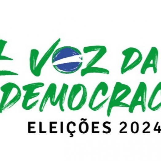 Colinha personalizada com o logotipo da campanha Eleições no Caminho da Paz está disponível