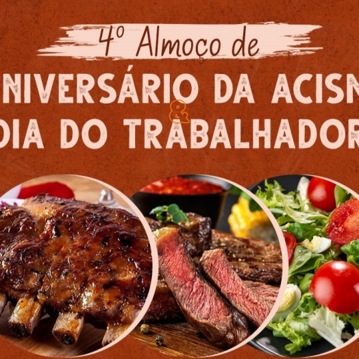 Começam as vendas dos costelões para o 4º Almoço em Comemoração ao Aniversário da ACISMI