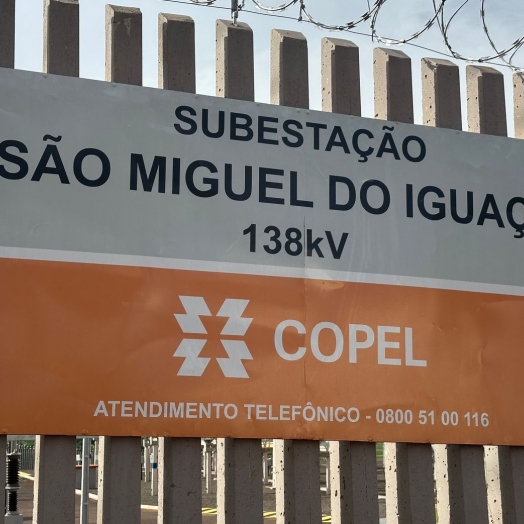 Copel inaugura nova subestação em São Miguel do Iguaçu