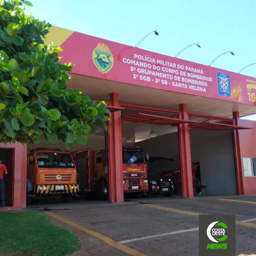 Corpo de Bombeiros de Santa Helena passa operar temporariamente no Ginásio de Esportes