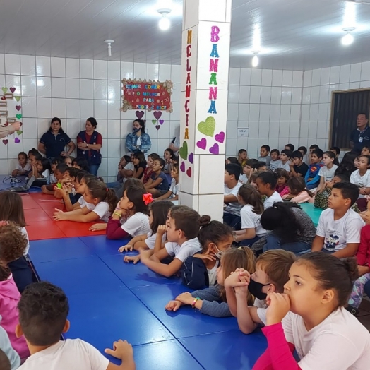 Corpo de Bombeiros realiza palestra com alunos da rede municipal de ensino de São Miguel