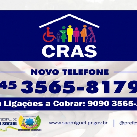 CRAS disponibiliza dois números para contato telefônico