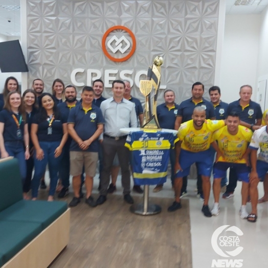 São Miguel do Iguaçu: Cresol Conexão promove confraternização com jogadores do Amarelinho