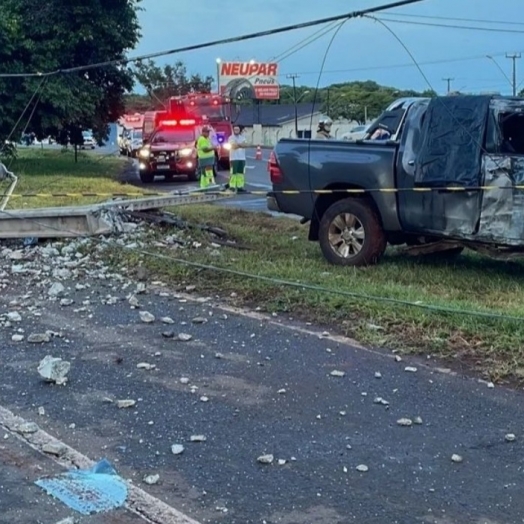 Criança de 10 anos morre em acidente na BR 277 em Foz do Iguaçu