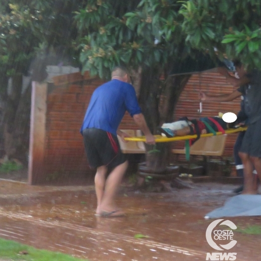 Criança é atropelada no distrito de Sub-Sede em Santa Helena