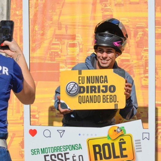 Detran-PR promove ações educativas para reduzir acidentes com motociclistas