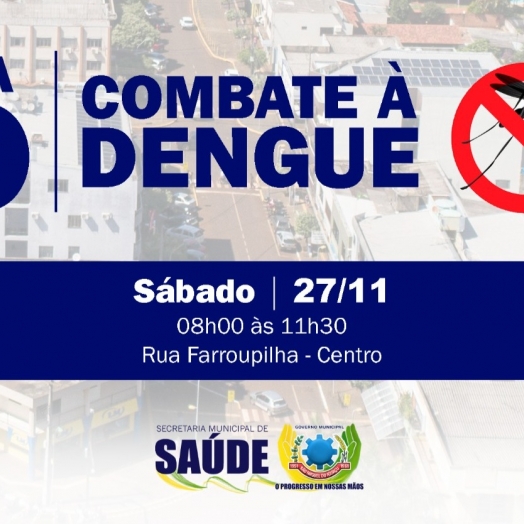 ‘Dia D’ contra a dengue será realizado neste sábado (27) em São Miguel do Iguaçu