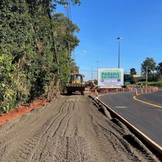 Duplicação da Rodovia das Cataratas chega a 11,81% de conclusão