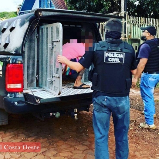 Durante operação, Polícia Civil prende autor de roubo de farmácia de Itaipulândia