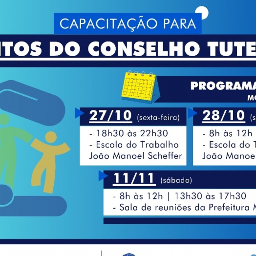 Eleitos para o Conselho Tutelar devem participar de formação que começa neste final de semana