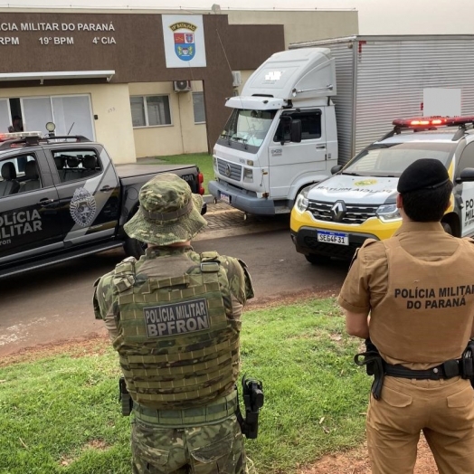 Em ação rápida, polícia prende assaltante e recupera caminhão em Santa Helena