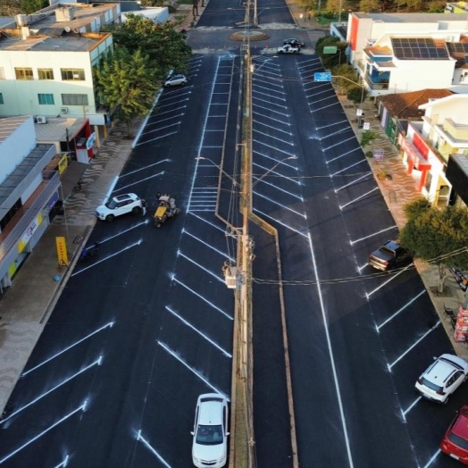 Em fase de teste, Av. Brasil em Santa Helena tem trecho modificado e população deve opinar