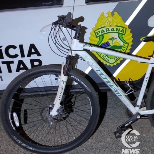 Em rápida ação, Polícia Militar de Itaipulândia prende ladrão e recupera bicicleta