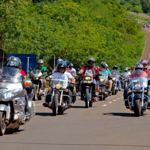 Encontro deve reunir 100 motocicletas na usina de Itaipu no dia 18 de julho