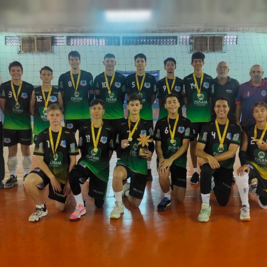 Equipes do vôlei e handebol de São Miguel do Iguaçu conquistam medalha de ouro nos Jogos da Juventude do Paraná