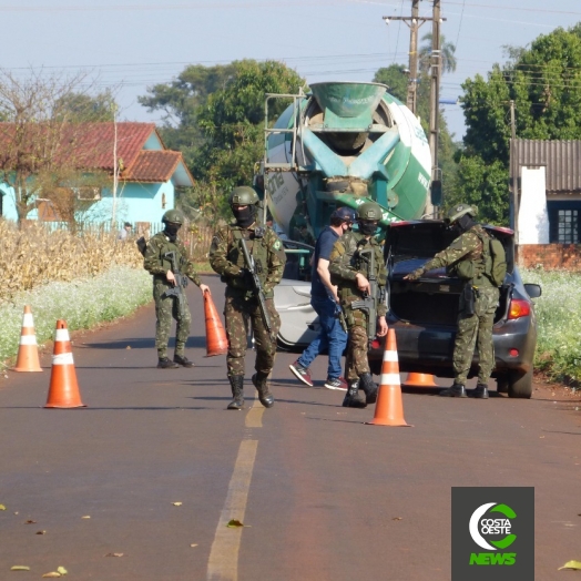 Exército Brasileiro atua no combate à crimes transfronteiriços em Santa Helena