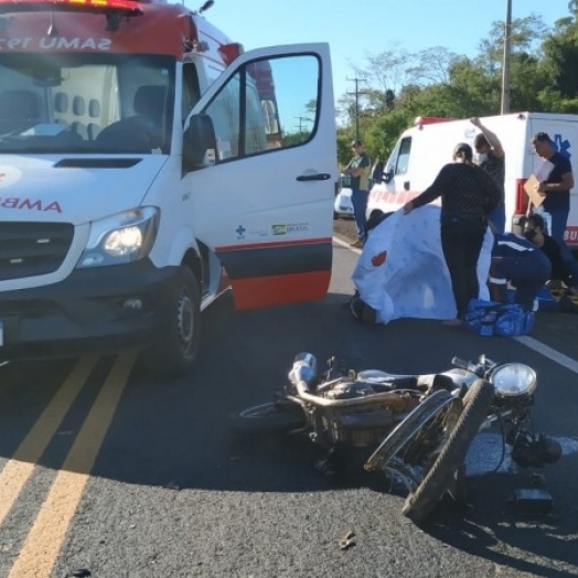 Falece motociclista que se envolveu em acidente na PR 488 em Santa Helena