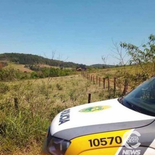 Família se ausenta de propriedade rural e ladrões 