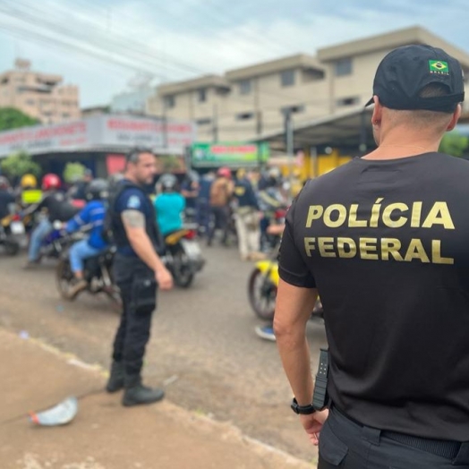 Força tarefa realiza operação de fiscalização de motos na aduana da Ponte da Amizade