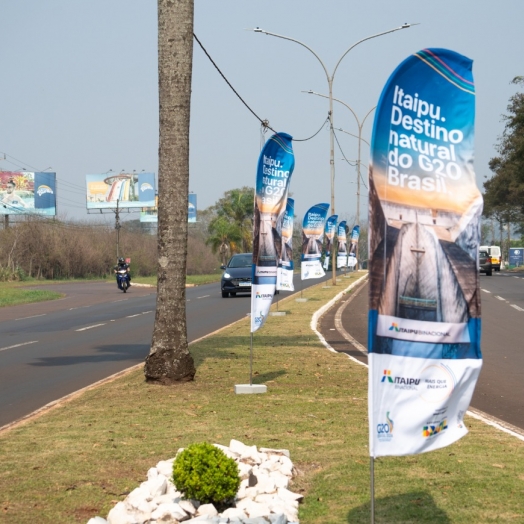 Foz do Iguaçu entra no clima do G20, trazido pela Itaipu Binacional