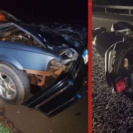 Genro de motorista embriagado morre em capotamento de carro na BR-277