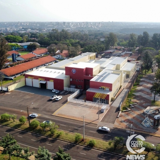 Governador inaugura nova sede do Corpo de Bombeiros de Foz do Iguaçu, a maior do Estado