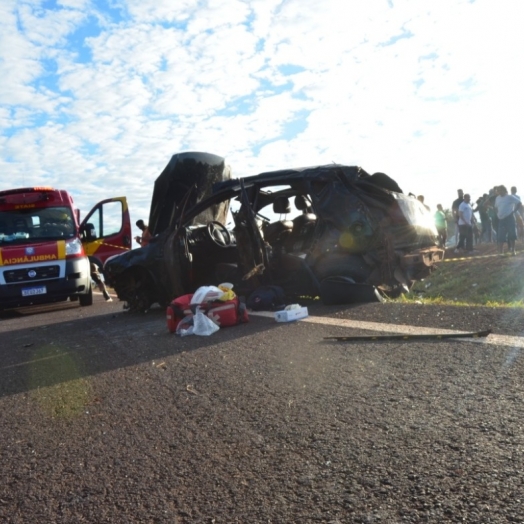 Grave acidente é registrado na BR 277 em São Miguel do Iguaçu