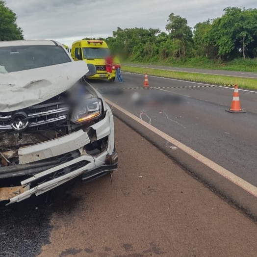 Grave acidente faz duas vítimas fatais na BR 277 em Medianeira