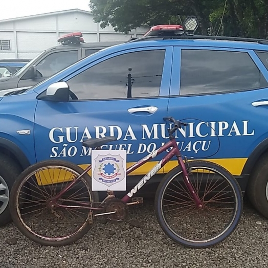 Guarda Municipal recupera bicicleta furtada em São Miguel do Iguaçu